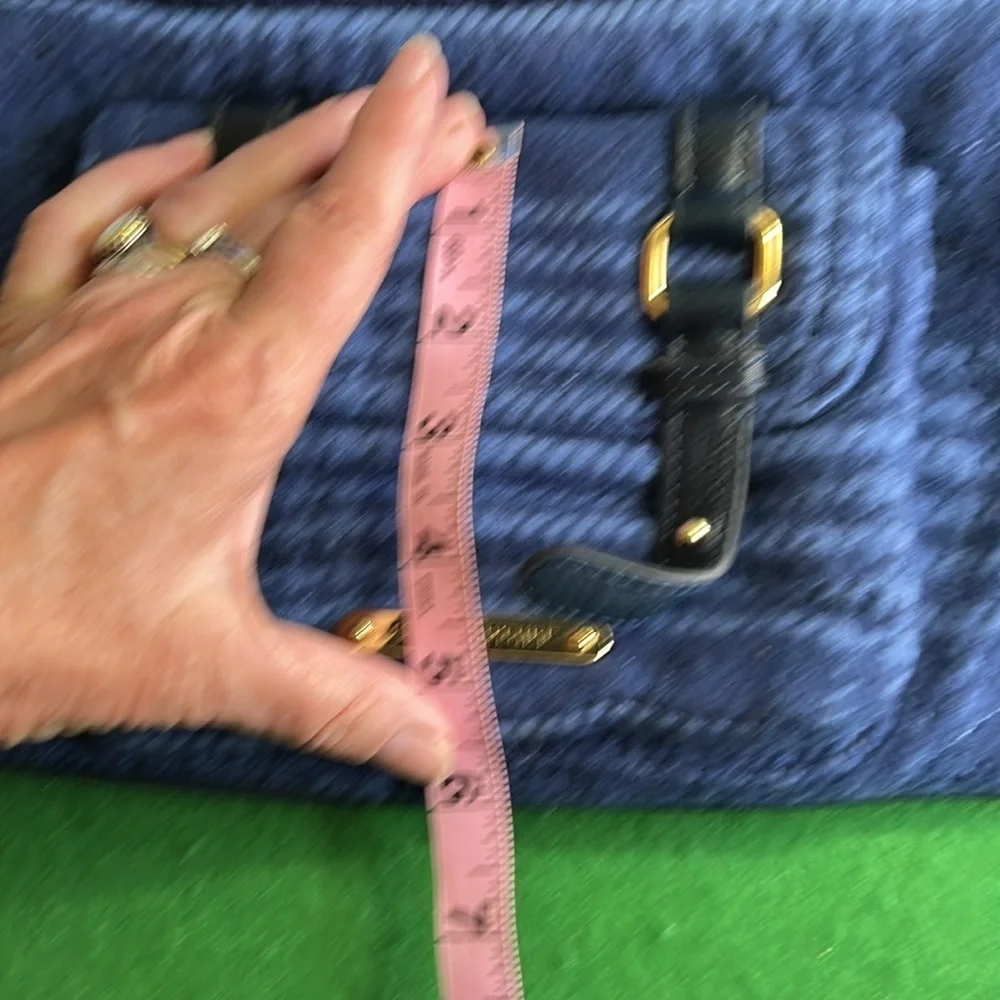 JUICY COUTURE VINTAGE PLAID MESSENGER BAG NAVY BLUE / LEATHER WOOL RARE CLUTCH